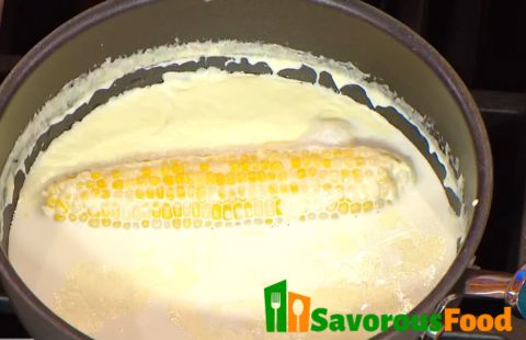 Poblano Cream Corn Brulee Recipe